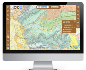 Utah Geology Interactive Map Application for viewing geology of utah